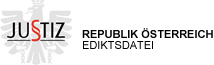 Ediktsdatei-Logo der österreichischen Justiz